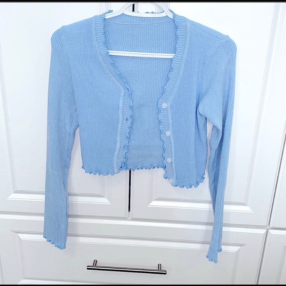 Light Blue Cardigan - Picture 2 of 2